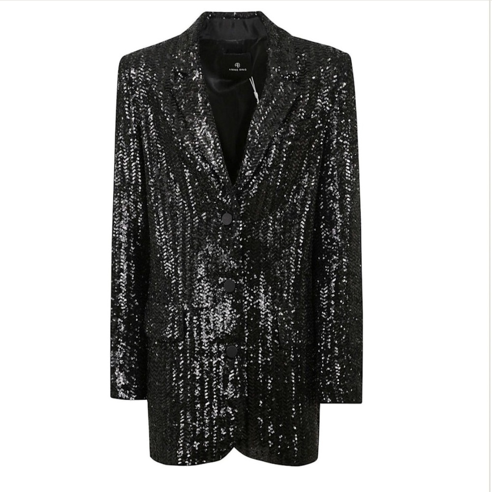 Anine Bing Sara Sequin Embellished Blazer XS NWT